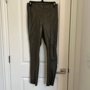 H&M Faux Leather High Rise Leggings